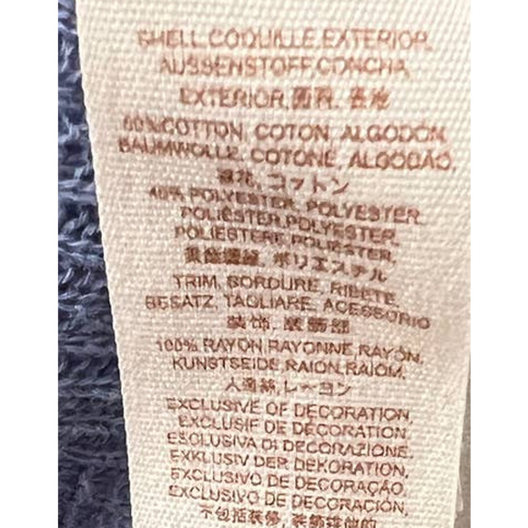 FREE PEOPLE Blue Floral Top SZ LG - Picture 8 of 10